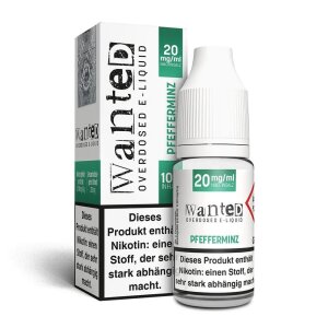 Wanted Pfefferminz 20 mg NIC SALT - Steuerware