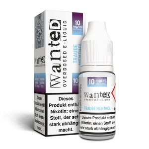 Wanted Traube Menthol 10 mg NIC SALT - Steuerware