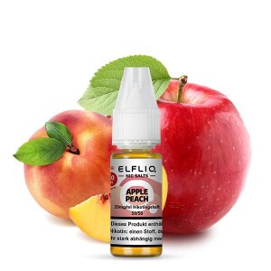 Elfliq - Apfel Pfirsich - Steuerware 20 mg NIC SALT
