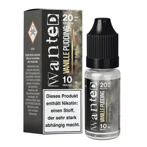 Wanted Vanillepudding 20 mg NIC SALT - Steuerware
