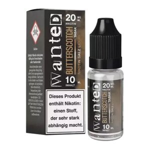 Wanted Butterscotch Tabak 20 mg NIC SALT - Steuerware