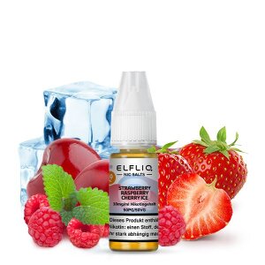 Elfliq - Strawberry Raspberry Cherry Ice - Steuerware 10 mg NIC SALT