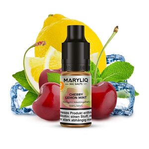 Maryliq - Cherry Lemon Mint - Steuerware 10 mg NIC SALT