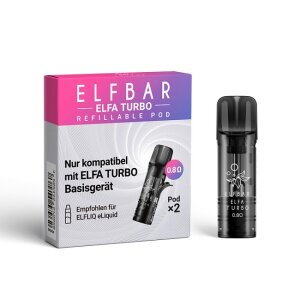 ElfBar - ELFA Turbo Refillable Pod 0,8 Ohm 2er Pack